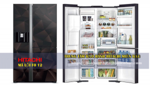 tủ lạnh Hitachi mã lỗi F0 12